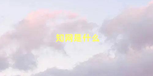 知网是什么