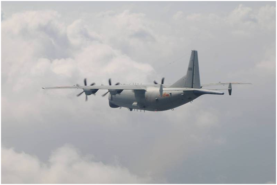 绿媒炒作：解放军军机今晨进入台湾西南空域，午又湾上高度7000米